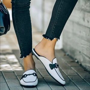 VICI Vegan Leather Loafer Mule Size 7